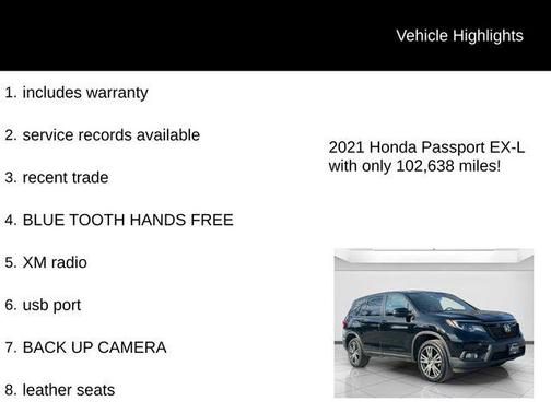2021 Honda Passport EX-L