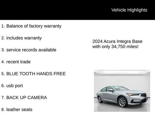 2024 Acura Integra Base