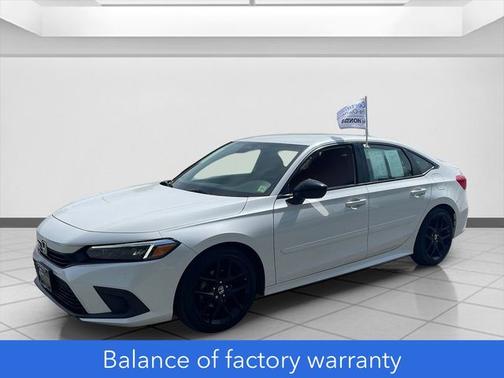 Platinum White Pearl 2023 Honda Civic Sport