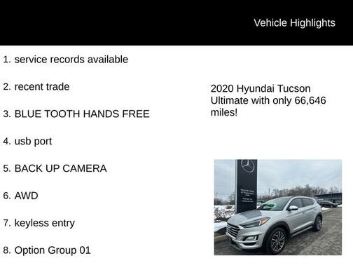 2020 Hyundai TUCSON Ultimate