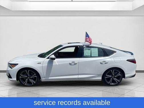 Platinum White Pearl 2024 Acura Integra A-Spec Tech Package