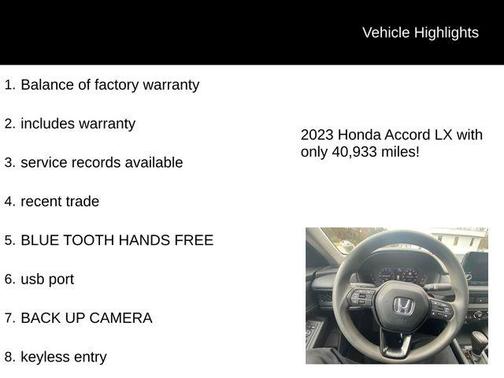 2023 Honda Accord LX