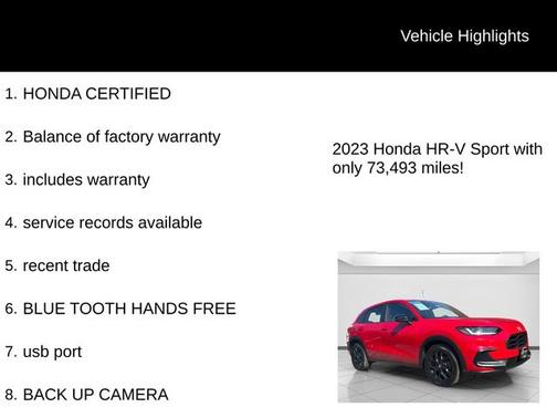 2023 Honda HR-V Sport