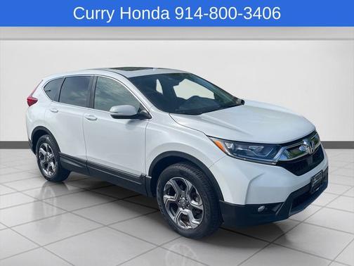 Platinum White Pearl 2019 Honda CR-V EX