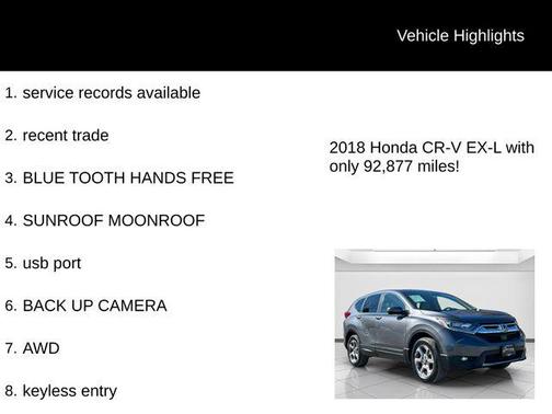 2018 Honda CR-V EX-L