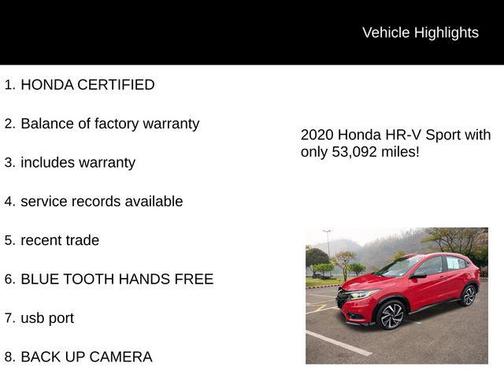 2020 Honda HR-V Sport