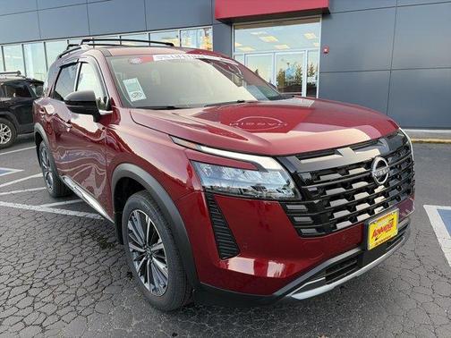 Scarlet Ember 2026 Nissan Pathfinder Platinum