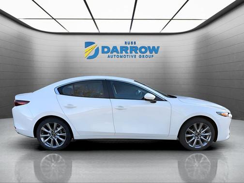 Snowflake White Pearl Mica 2026 Mazda Mazda3 FWD w/Preferred Package