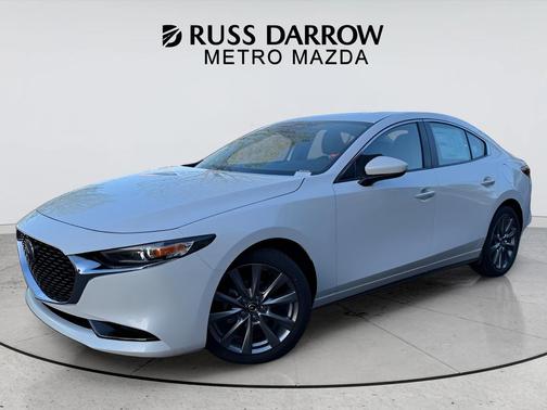 Snowflake White Pearl Mica 2026 Mazda Mazda3 FWD w/Preferred Package