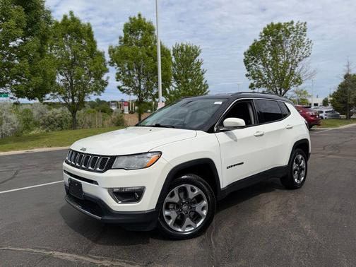 White Clearcoat 2019 Jeep Compass Limited