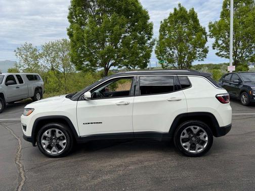 White Clearcoat 2019 Jeep Compass Limited