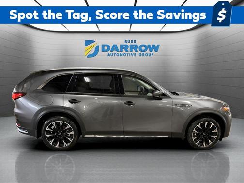 Machine Gray Metallic 2026 Mazda CX-90 PHEV Premium Plus