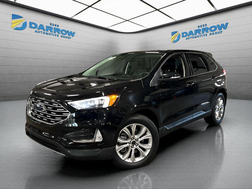 Agate Black Metallic 2024 Ford Edge Titanium