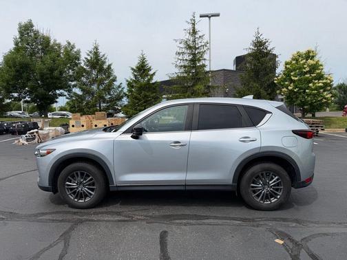Sonic Silver Metallic 2021 Mazda CX-5 Touring