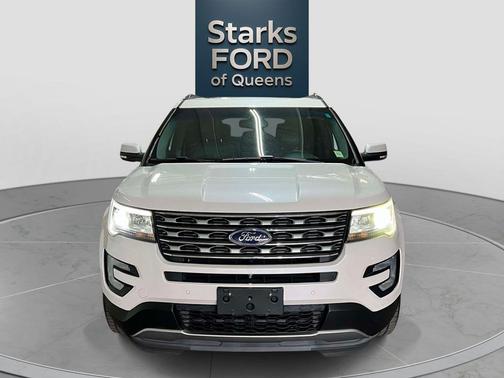 White Platinum Clearcoat Metallic 2016 Ford Explorer Limited