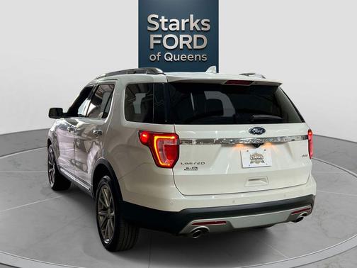 White Platinum Clearcoat Metallic 2016 Ford Explorer Limited