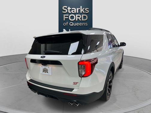 Star White Metallic Tri-Coat 2024 Ford Explorer ST
