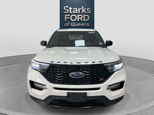 Star White Metallic Tri-Coat 2024 Ford Explorer ST