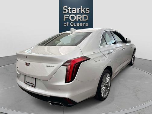 Crystal White Tricoat 2023 Cadillac CT4 Premium Luxury