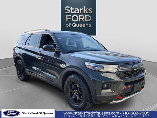 Forged Green Metallic 2023 Ford Explorer Timberline