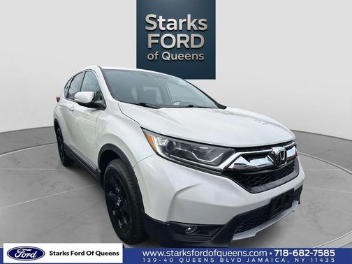 White Diamond Pearl 2018 Honda CR-V EX-L