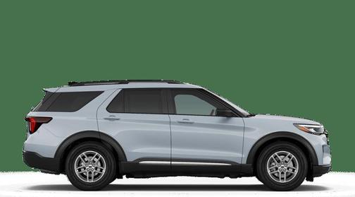 Space White Metallic 2026 Ford Explorer Active