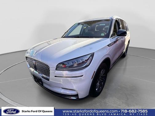 Pristine White Metallic Tri-Coat 2022 Lincoln Aviator Standard AWD