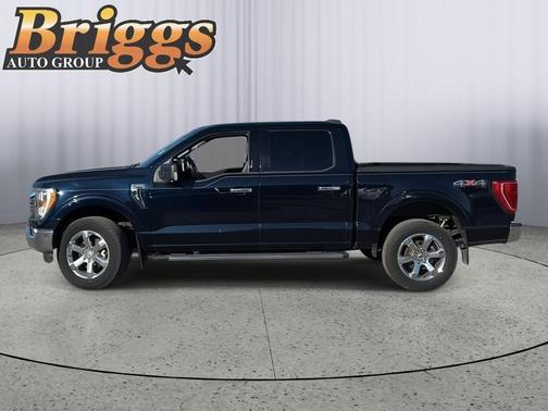 Antimatter Blue Metallic 2021 Ford F-150 XLT