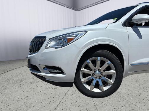 White Frost Tricoat 2017 Buick Enclave Premium