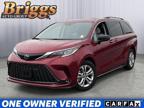 Ruby Flare Pearl 2023 Toyota Sienna XSE 7 Passenger