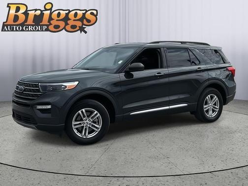 Forged Green Metallic 2023 Ford Explorer XLT