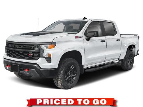 Summit White 2026 Chevrolet Silverado 1500 Custom Trail Boss