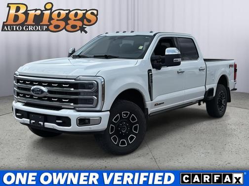 Star White Metallic Tri-Coat 2024 Ford F-250 Platinum