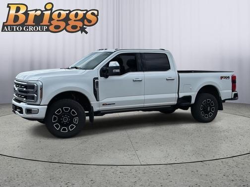 Star White Metallic Tri-Coat 2024 Ford F-250 Platinum