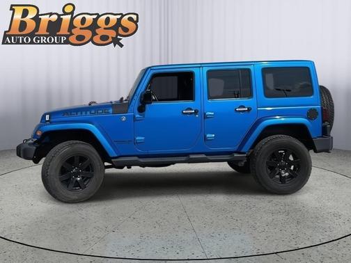 Hydro Blue Pearl Coat 2014 Jeep Wrangler Unlimited Altitude