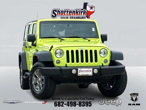 Hypergreen Clearcoat 2016 Jeep Wrangler Unlimited Rubicon