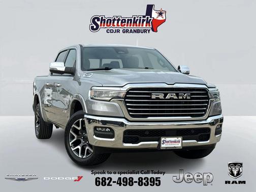 Billet Silver Metallic Clearcoat 2025 RAM 1500 Laramie