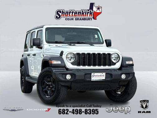 Bright White Clearcoat 2024 Jeep Wrangler Sport