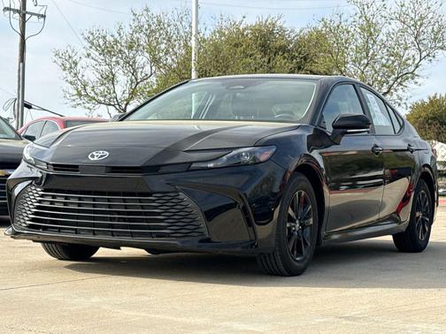 Midnight Black Metallic 2025 Toyota Camry LE