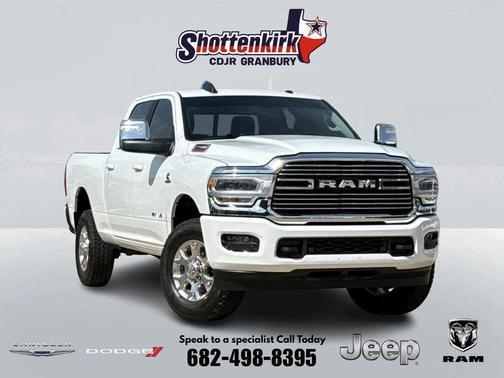 Bright White Clearcoat 2024 RAM 2500 Laramie Crew Cab 4x4 6'4' Box