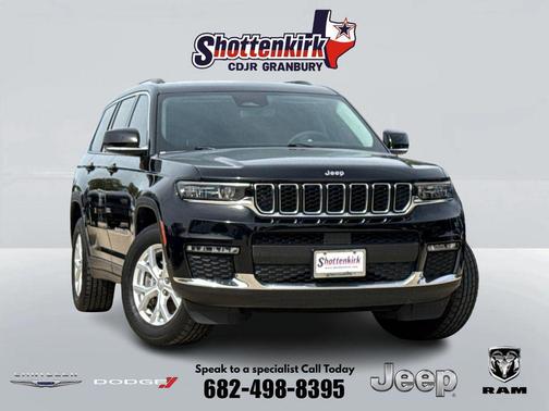 Diamond Black Crystal Pearlcoat 2023 Jeep Grand Cherokee L Limited