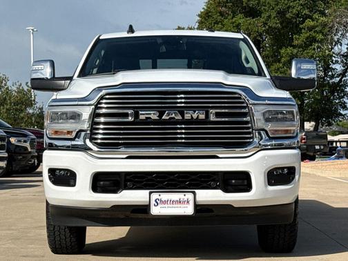 Bright White Clearcoat 2024 RAM 2500 Laramie Crew Cab 4x4 6'4' Box