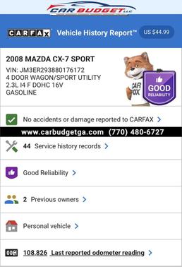 2008 Mazda CX-7 Sport