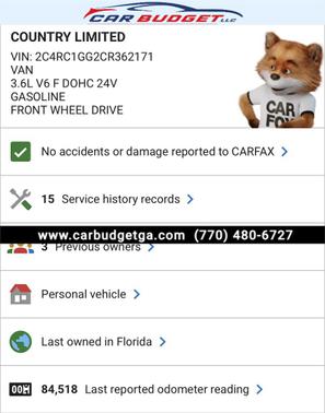 2012 Chrysler Town & Country Limited