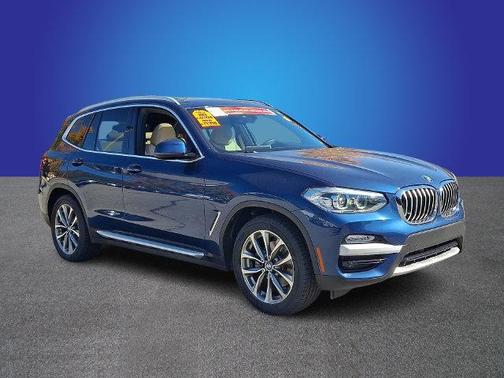Blue Metallic 2019 BMW X3 xDrive30i