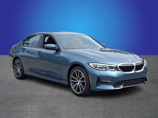 Blue 2021 BMW 330 i xDrive