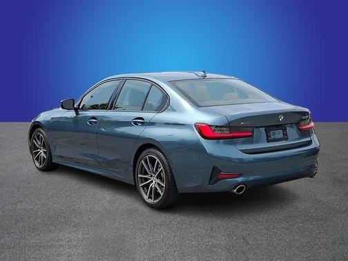 Blue 2021 BMW 330 i xDrive