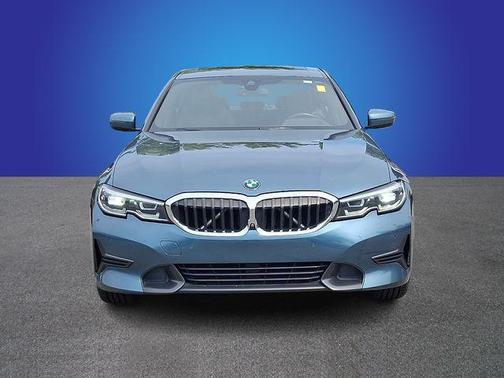 Blue 2021 BMW 330 i xDrive
