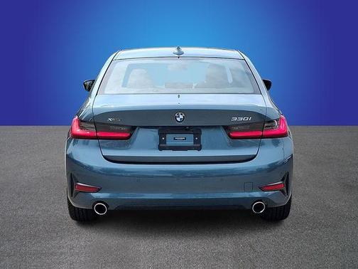 Blue 2021 BMW 330 i xDrive