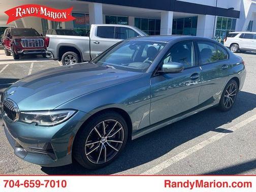 Blue 2021 BMW 330 i xDrive